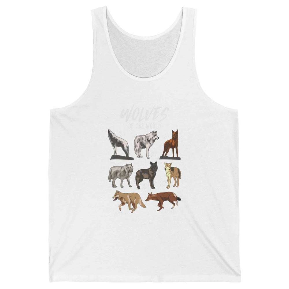 Wolves Of The World Wild Animal Moon Hunter Wolf Hunting Unisex Jersey Tank