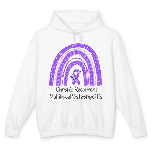 Chronic Recurrent Multifocal Osteomyelitis CRMO Rainbow Unisex Lightweight Hoodie