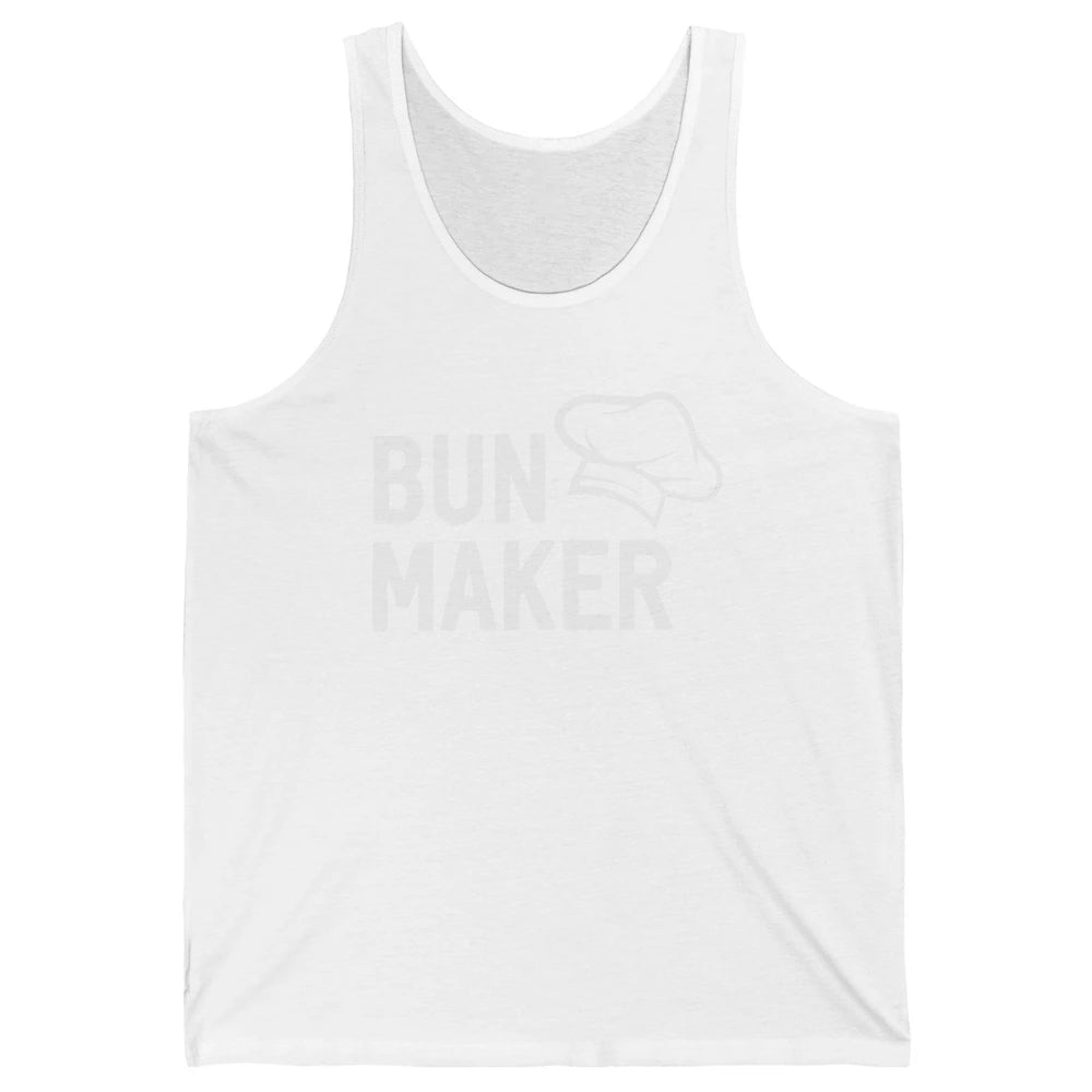 Bun Maker Bun Baker Pregnancy Announcement Baby Reveal Gift Unisex Jersey Tank