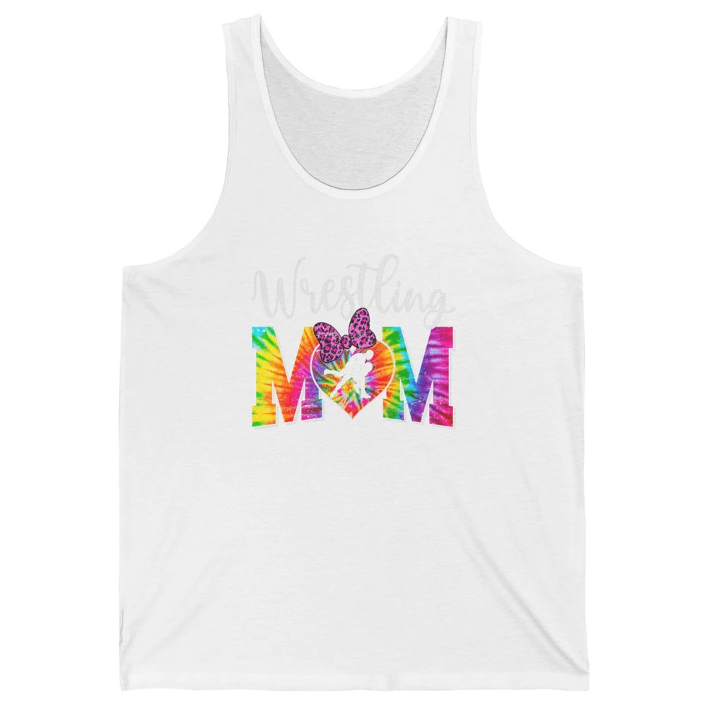 Vintage Sports Wrestling Mom Mama Martial Art Tie Dye Retro Unisex Jersey Tank