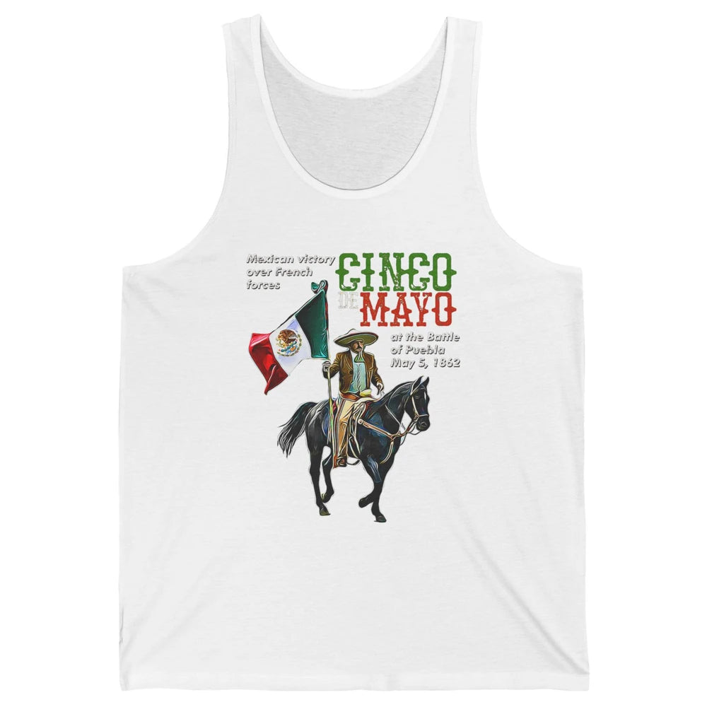 Battle Puebla May 5 1862 Cinco De Mayo Party Fiesta Mexican Unisex Jersey Tank