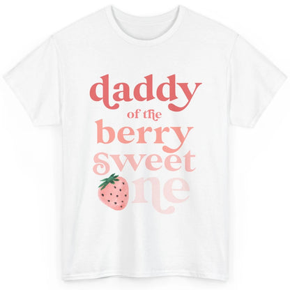 Daddy Of Berry Sweet One Cute Dad Aesthetic Strawberry Boho Classic Unisex T-Shirt