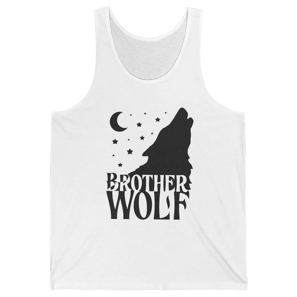 Brother Wolf Wolf Pack Wolf Family Matching Family Outfit Unisex Jersey Tank