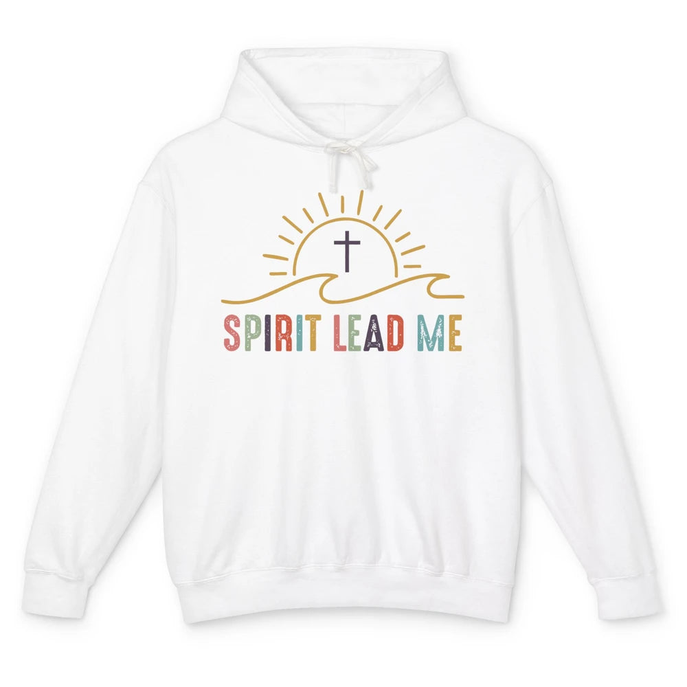 Spirit Religious Boho Christian Faith Jesus Inspirational Unisex Lightweight Hoodie