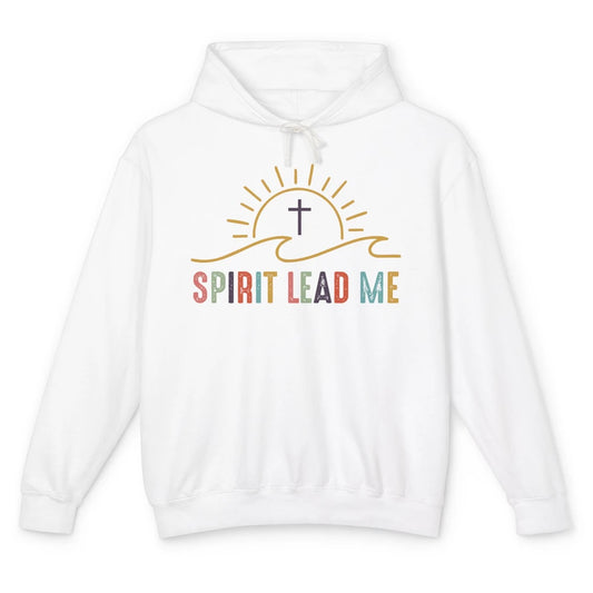 Spirit Religious Boho Christian Faith Jesus Inspirational Unisex Lightweight Hoodie