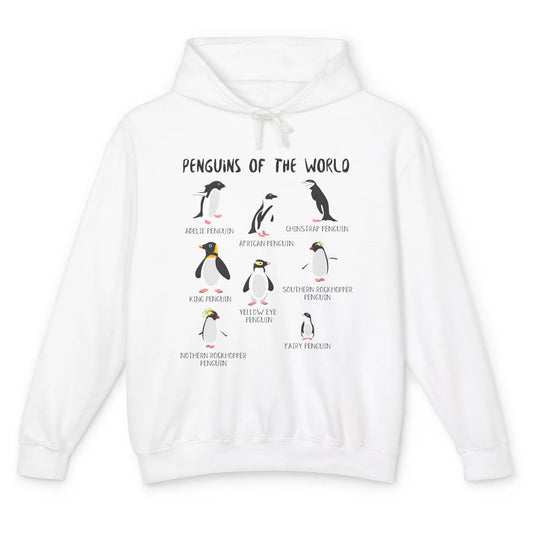 Penguins Of World With Headband Baby Penguins Wild Animal Unisex Lightweight Hoodie