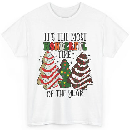 Christmas Tree Cakes Most Wonderful Time Of Year Christmas Classic Unisex T-Shirt