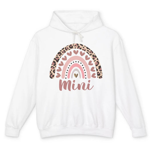 Mini Leopard Rainbow Cheetah Love Mama Valentines Day Unisex Lightweight Hoodie