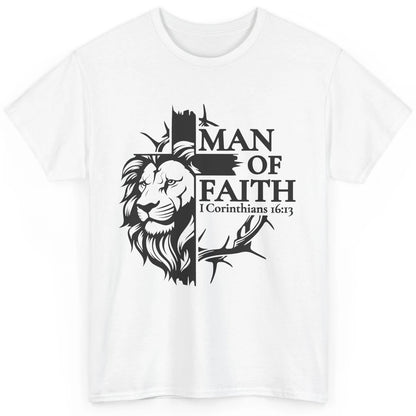 Yeshua Lion Of Judah Man Of Faith Bible Christian Religious Classic Unisex T-Shirt