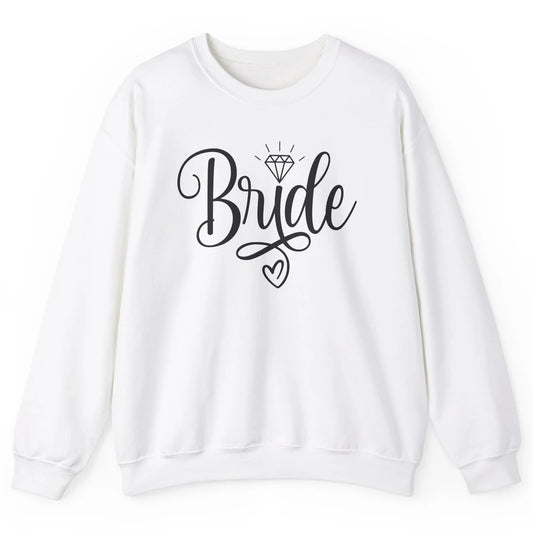 Bride To Be Wedding Ring Future Mrs. Engagement Bachelorette Unisex Crewneck Sweatshirt