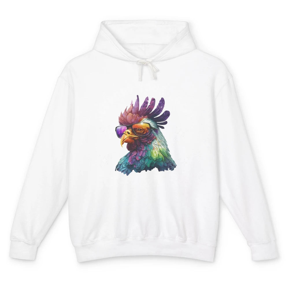 Support Local Egg Dealer Chicken Rooster Farm Animal Farmer Unisex Lightweight Hoodie