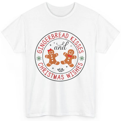 Christmas Gingerbread Kissed And Christmas Wishes Winter Classic Unisex T-Shirt