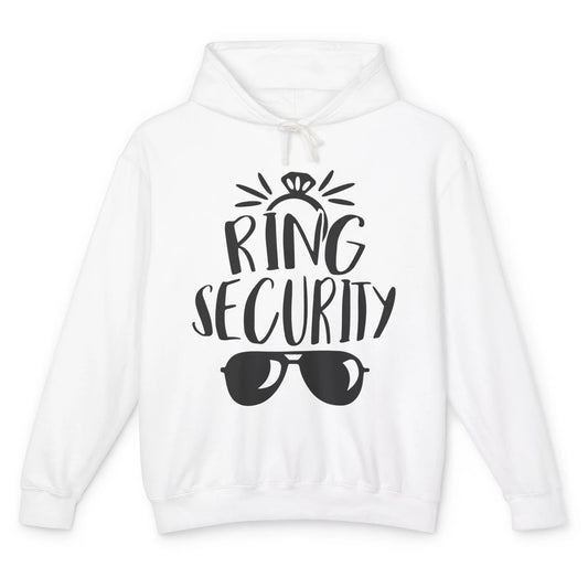 Wedding Ring Security Boy Girl Ring Bearer Wedding Party Unisex Lightweight Hoodie