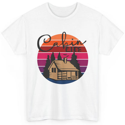 Cabin Life Vintage Cabin Camping Northern Lakes Outdoor Life Classic Unisex T-Shirt