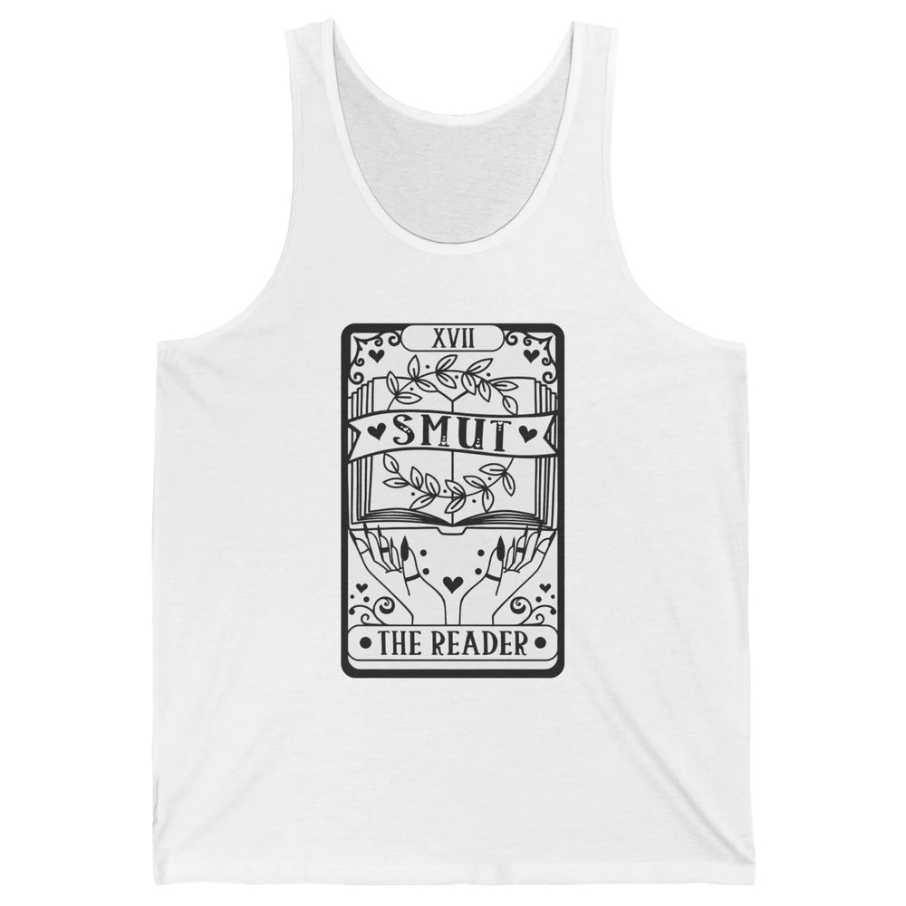 Retro Smut The Reader Tarot Card Halloween Book Lovers Unisex Jersey Tank