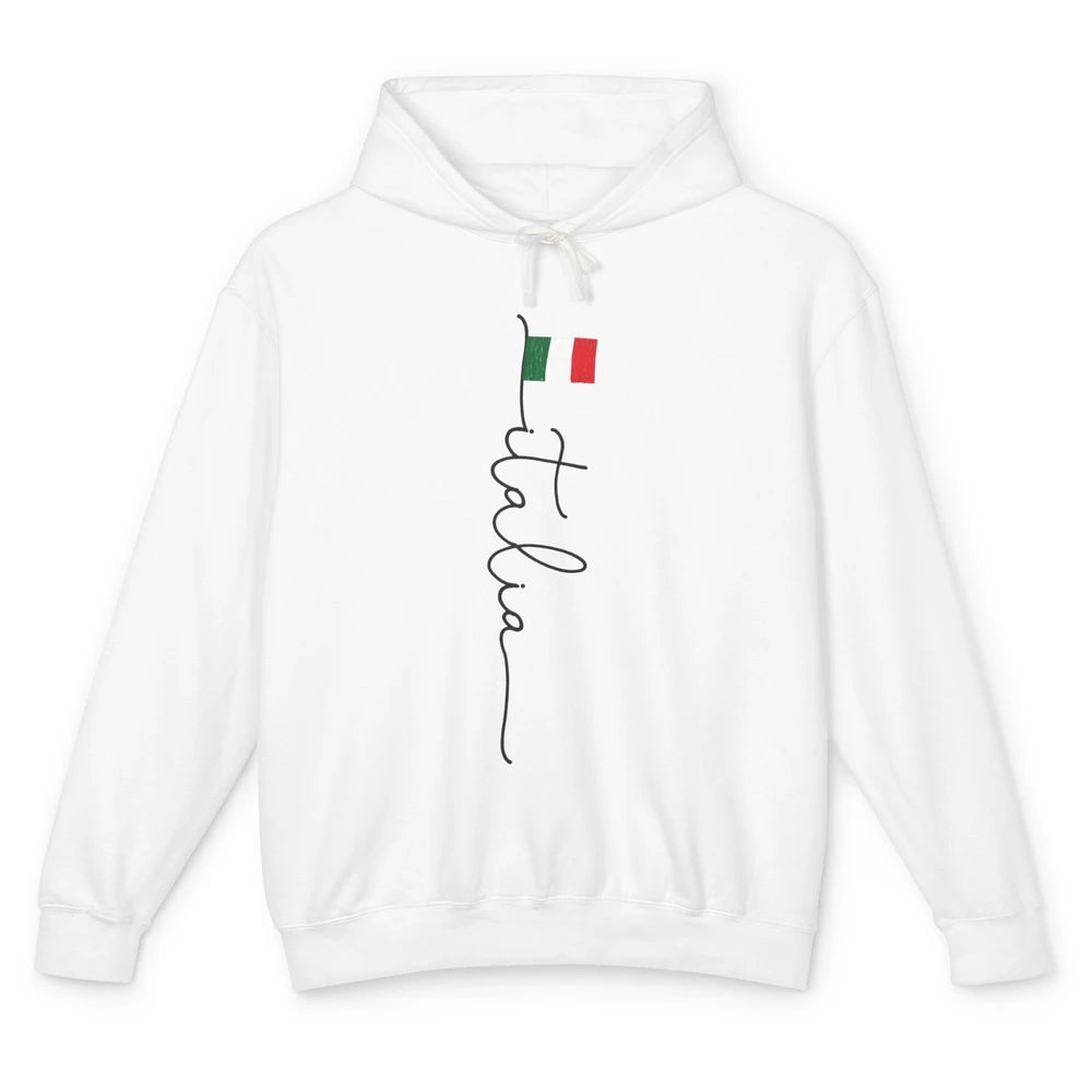 Italy Flag Italy Souvenir Gift Italian Rome Italy Lovers Unisex Lightweight Hoodie