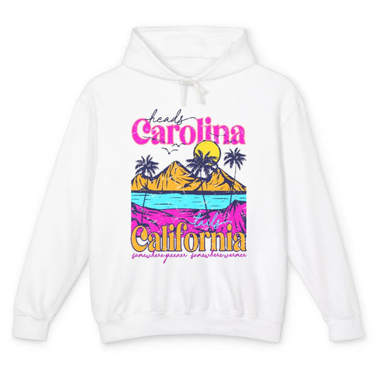 Heads Carolina Tail California Western Summer Beach Paradise Unisex Lightweight Hoodie