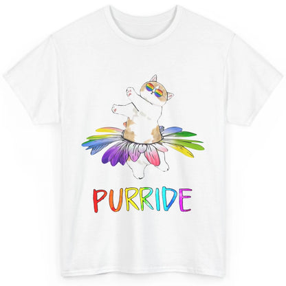 Funny Cat Dancing Purride LGBT Cat Gay Rainbow Cat Lovers Classic Unisex T-Shirt