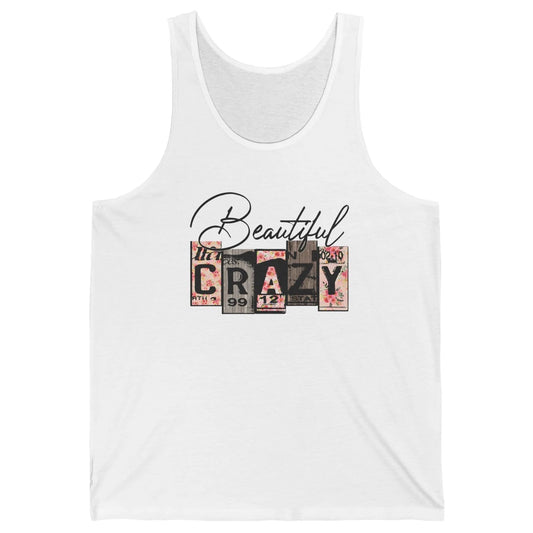 Beautiful Crazy Floral Western Country Girl Mother Gift Unisex Jersey Tank