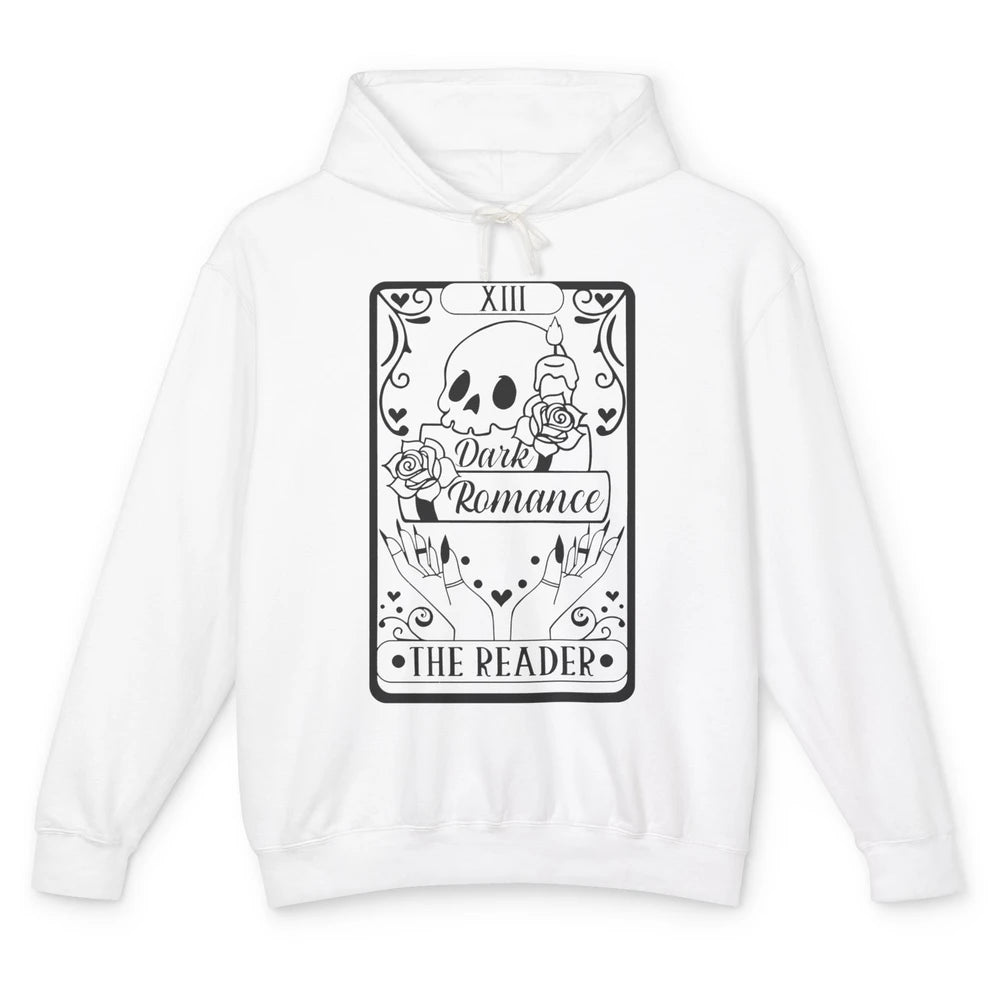 The Reader Dark Romance Tarot Card Halloween Book Lovers Unisex Lightweight Hoodie