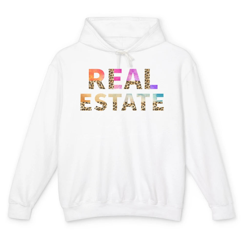 Leopard Real Estate Life Realtor Closing Deal Investor House Unisex Lightweight Hoodie