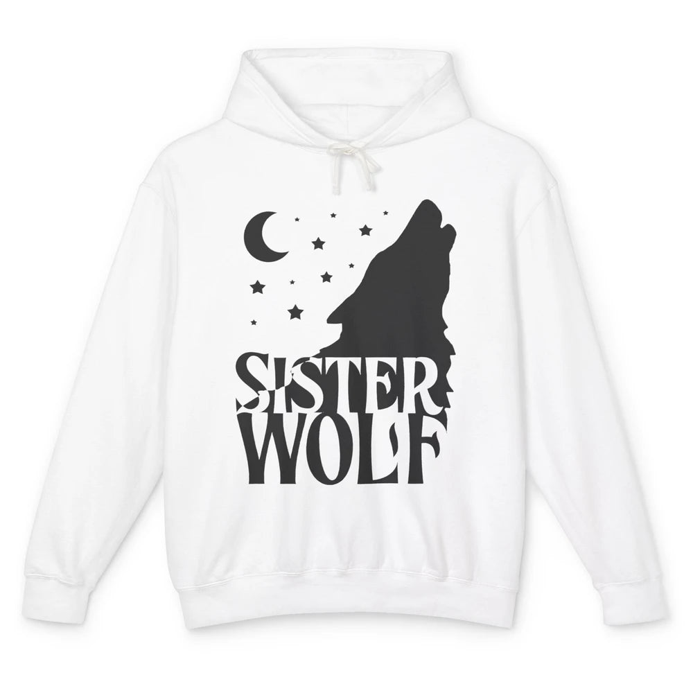 Sister Wolf Wolf Pack Wolf Family Matching Family Outfit Unisex Lightweight Hoodie