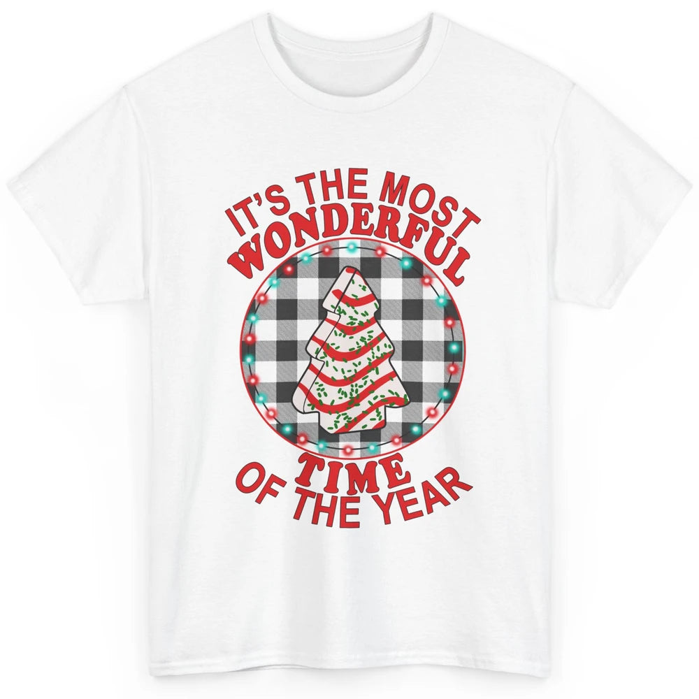 Funny Christmas Tree Cakes Most Wonderful Time Bakers Baking Classic Unisex T-Shirt