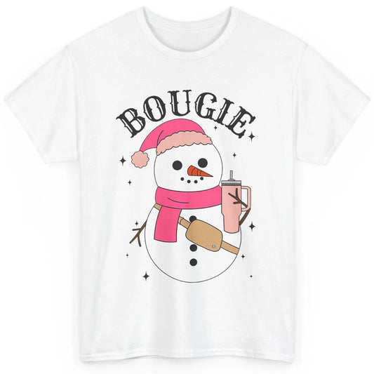 Funny Christmas Boo-jee Snowman Bougie Christmas Winter Classic Unisex T-Shirt