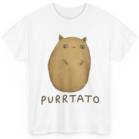 Funny Cat Potato Parody Costume Cat Mom Humorous Sarcastic Classic Unisex T-Shirt