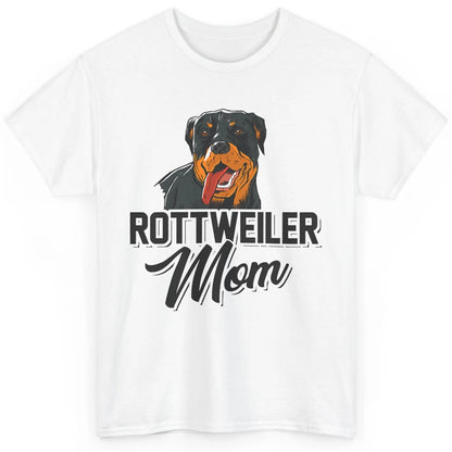 Cute Rottweiler Mom Dog Owner Rotti Fur Pet Mothers Day Mama Classic Unisex T-Shirt