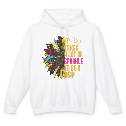 Sunflower DSP Take Sparkle To Be Direct Support Professional Unisex Lightweight Hoodie