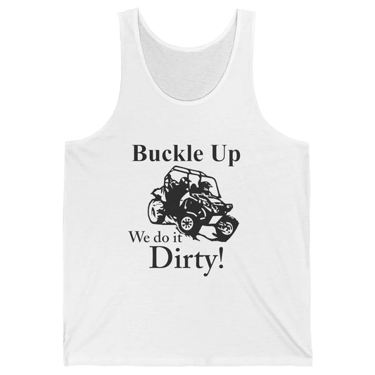 Retro UTV SXS Rider Buckle Up ATV Offroad Riding SXS Life Unisex Jersey Tank