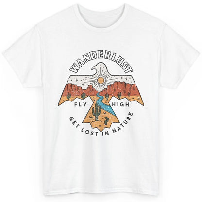 Vintage Eagle Desert Wanderlust Get Lost In Nature Outdoor Classic Unisex T-Shirt