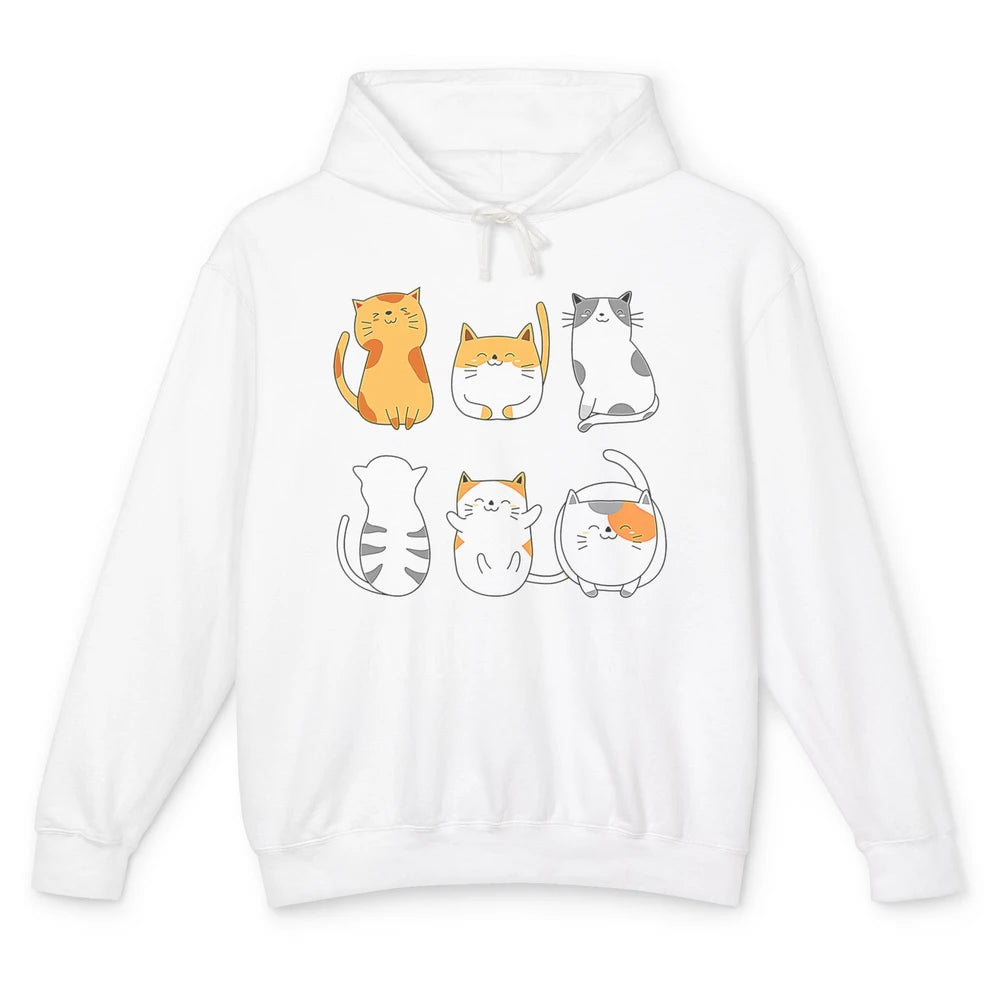 Funny Adopt A Cat Happy Foster Adopt Kitten Adoption Rescue Unisex Lightweight Hoodie