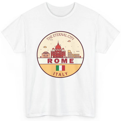 Skyline Roma City Summer Vacation Italy Italian Vacay Travel Classic Unisex T-Shirt