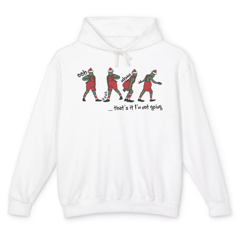 Funny Christmas Santa That's It I'm Not Going Winter Holiday Unisex Lightweight Hoodie