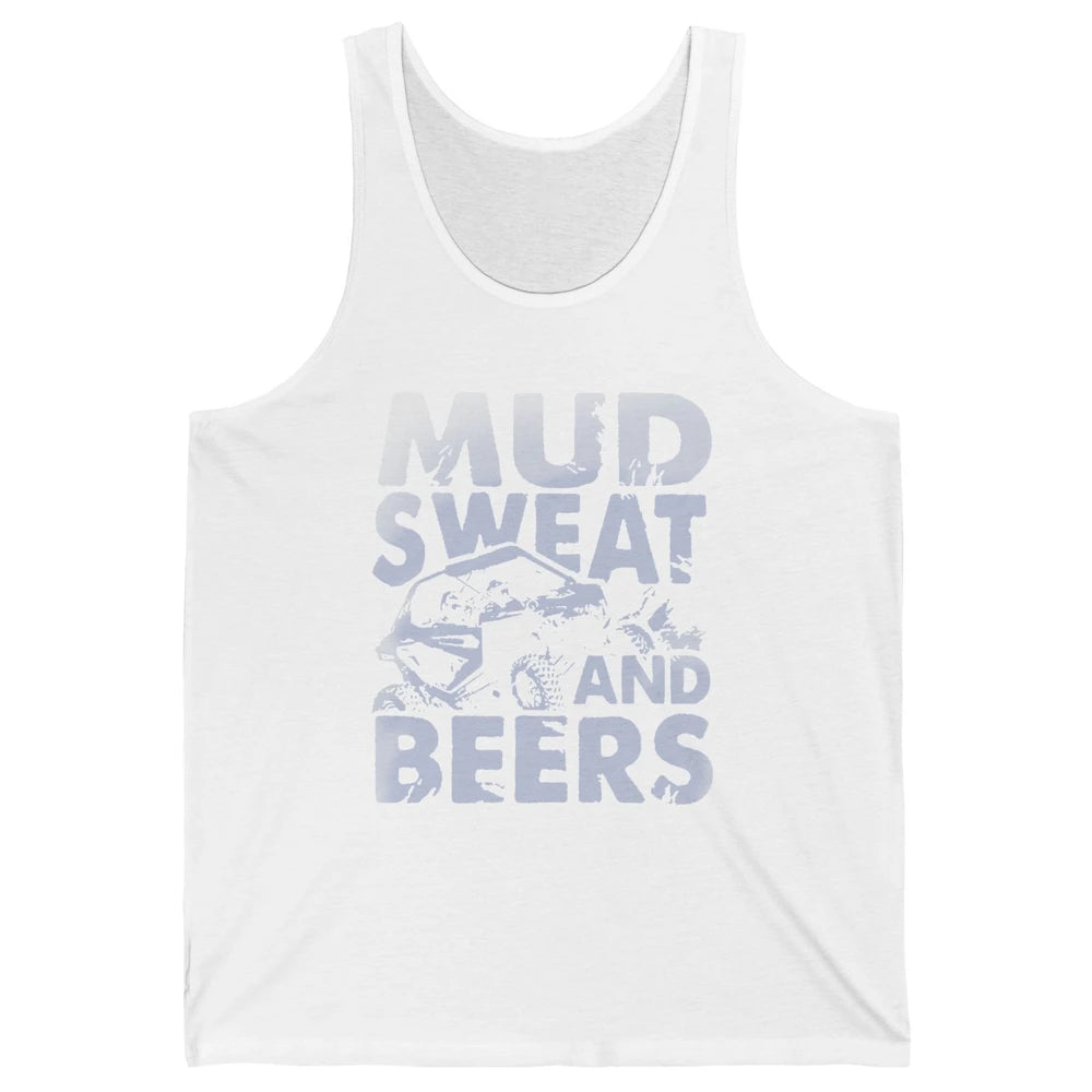 Retro UTV SXS Rider Mud Sweat And Beers ATV Offroad Riding Unisex Jersey Tank