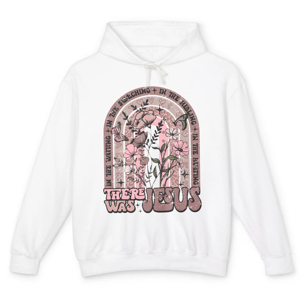 In The Waiting Searching There Was Jesus Christian Rainbow Unisex Lightweight Hoodie