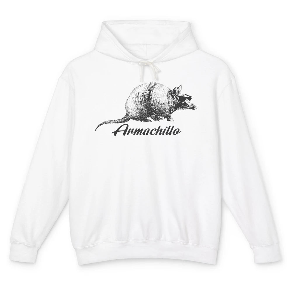 Funny Desert Armadillo Chill Armachillo Texas Western Animal Unisex Lightweight Hoodie