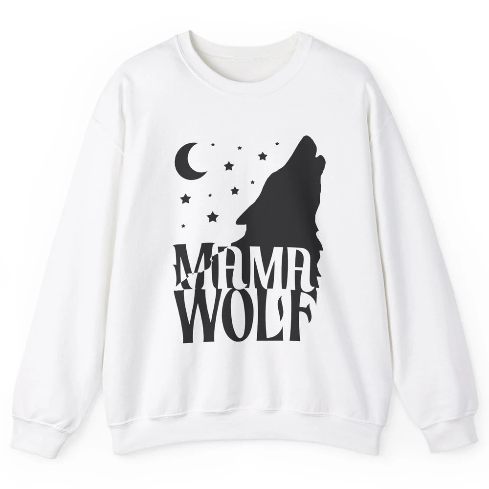 Wolf Pack Wolf Family Mama Wolf Matching Family Outfit Unisex Crewneck Sweatshirt