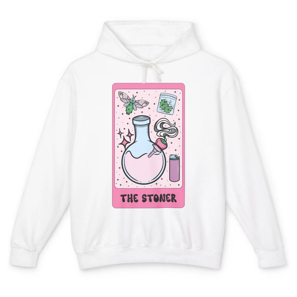 Funny Weed The Stoner Tarot Card Cannabis Weed Lovers Unisex Lightweight Hoodie