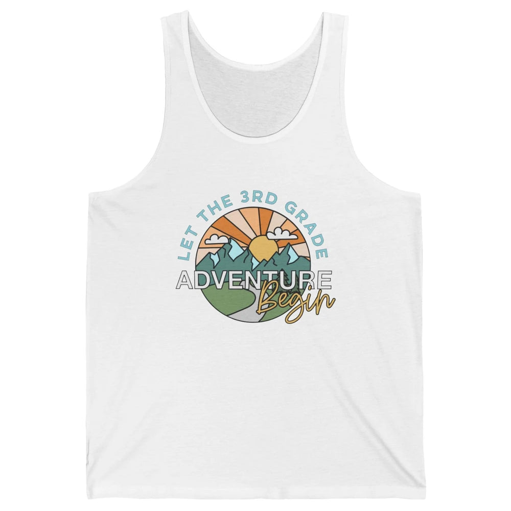 Vintage Back To School Let The 3rd Grade Adventure Begin Unisex Jersey Tank