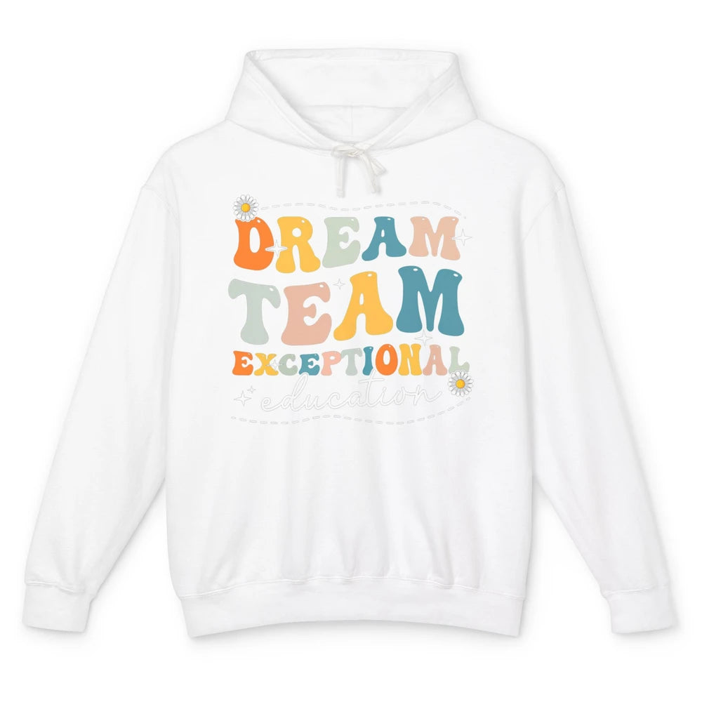 Groovy Dream Exceptional Education Sped Teacher Therapy Boho Unisex Lightweight Hoodie