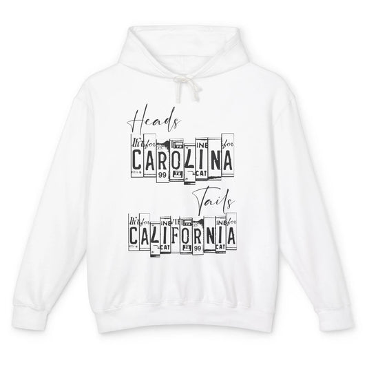 Vintage Heads Carolina Tail California Western Country Music Unisex Lightweight Hoodie