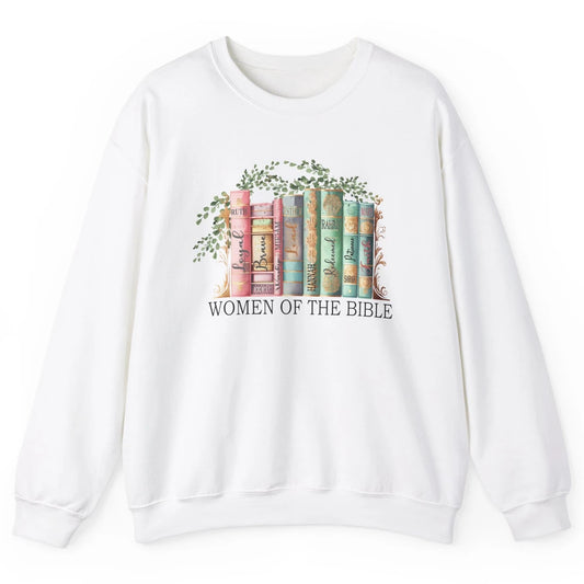 Wildflower Christian Women Of The Bible Religious Book Lover Unisex Crewneck Sweatshirt