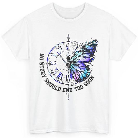 Suicide Prevention Butterfly No Story Should End Too Soon Classic Unisex T-Shirt