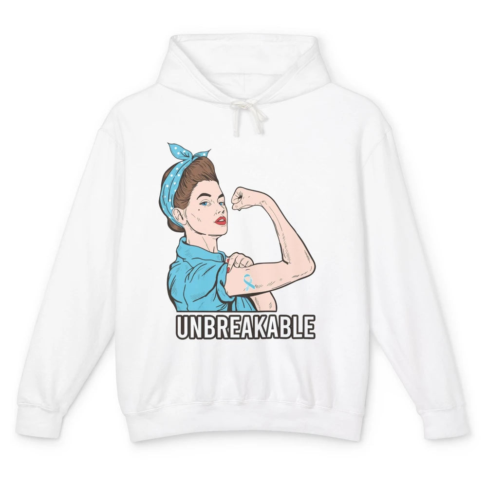 Median Arcuate Ligament Syndrome Strong Woman Unbreakable Unisex Lightweight Hoodie