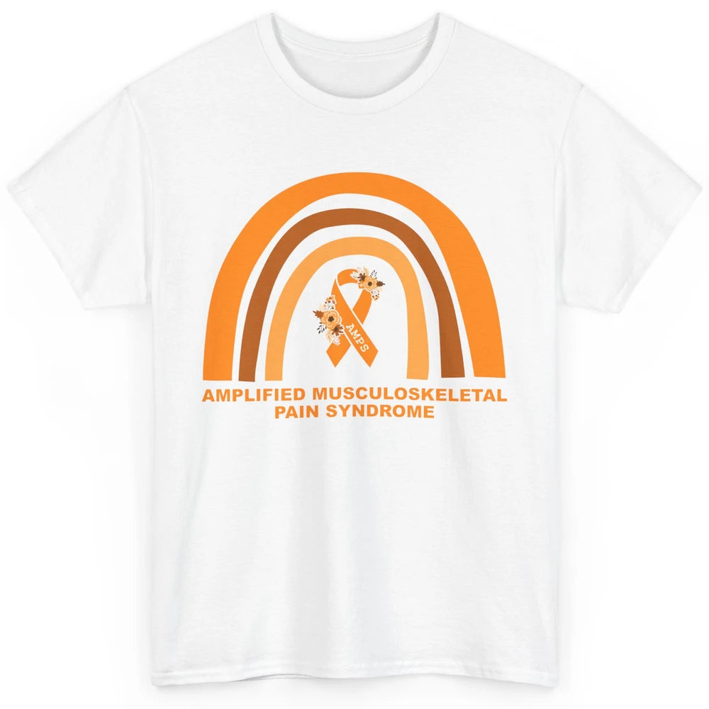 Amplified Musculoskeletal Pain Syndrome AMPS Orange Rainbow Classic Unisex T-Shirt