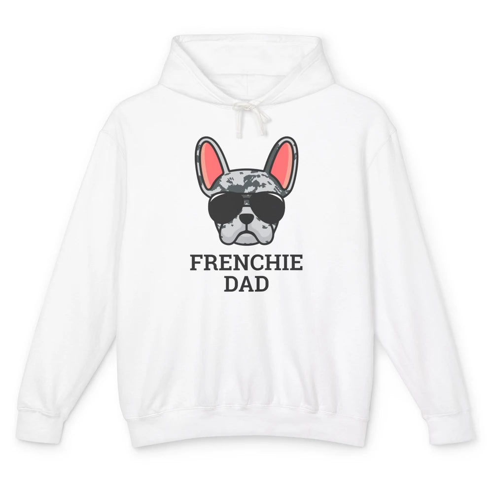 Blue Merle French Dad Frenchie Bulldog Cool Pet Owner Father Unisex Lightweight Hoodie