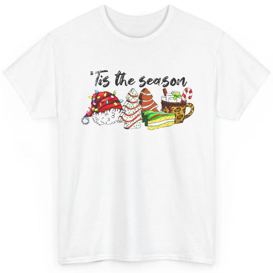 Funny Christmas Tree Tis The Season Cakes Parody Baking Gift Classic Unisex T-Shirt